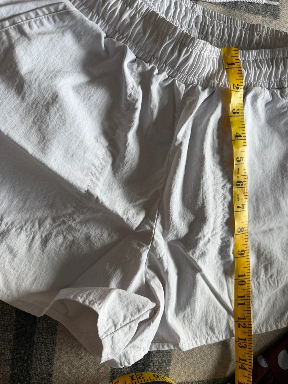 ALO Yoga Alumni Short White Athletic Shorts